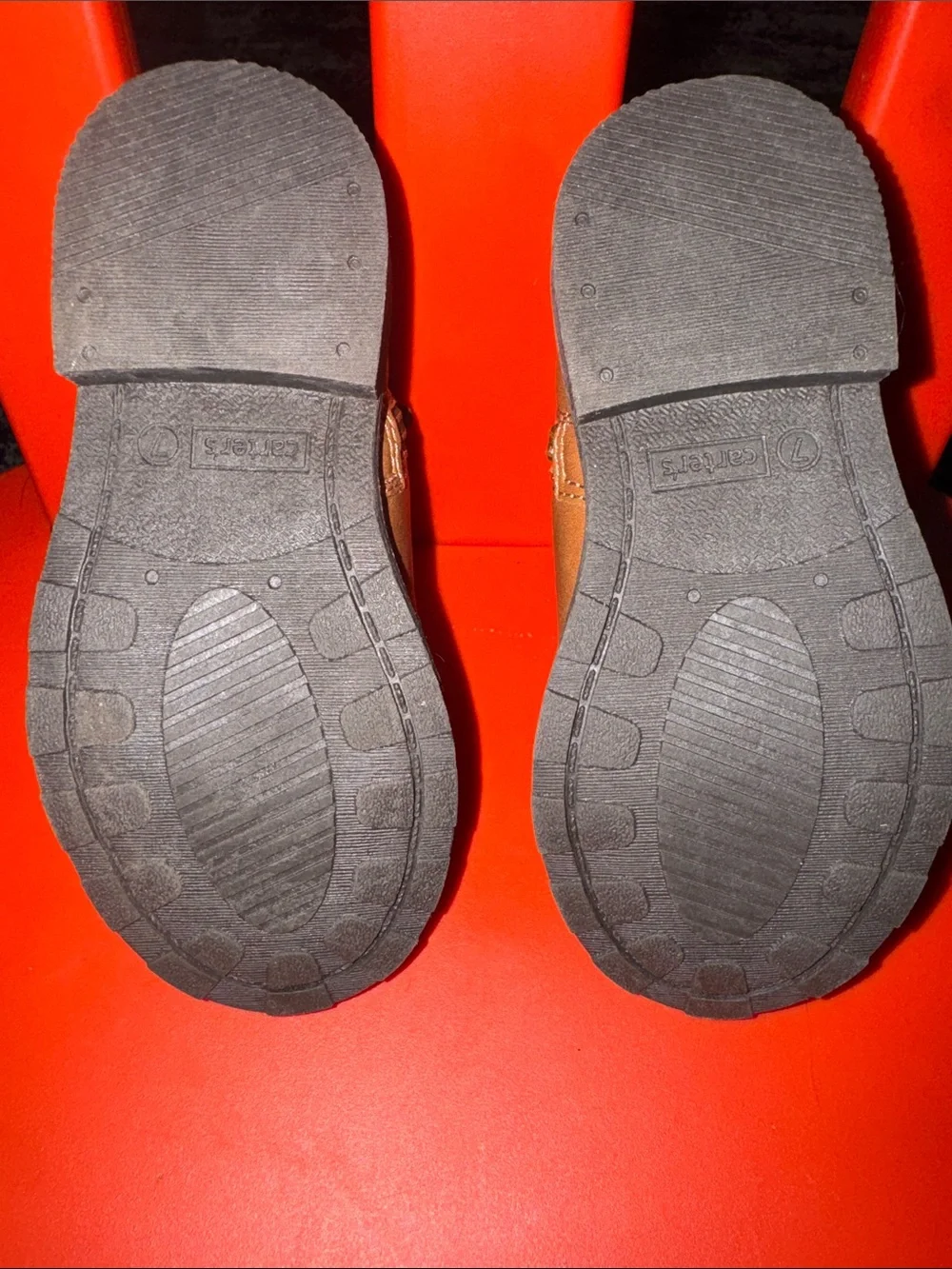 Carter's Brown Toddler Ankle Boots with Side Zipper